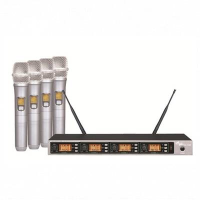 SSP K400/X1 4 Kanal UHF Kablosuz El Tipi Mikrofon Sistemi