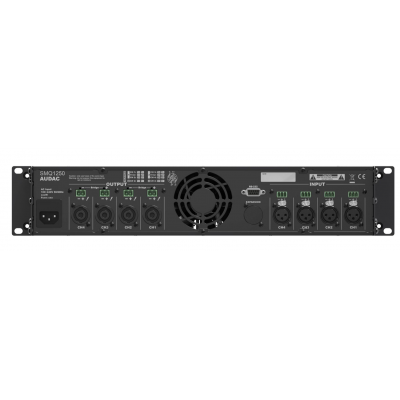 AUDAC SMQ1250 Power Amfi 4x1250 Watt /4 Ohm Dijital Dsp