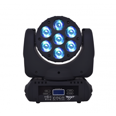Redjet Dj Wash 712 7x10 Watt Led Wash Moving Head Robot