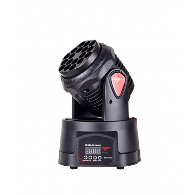Redjet Dj Mini Wash 183 18x3 Watt Led Miniwash Moving Head Robot