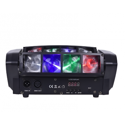 Redjet Dj Spider 86 8x6 Watt Led Moving Head Beam Robot 