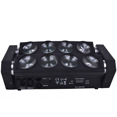 Redjet Dj Spider 812 8x12 Watt Led Moving Head Beam Robot 