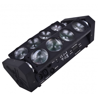 Redjet Dj Spider 812 8x12 Watt Led Moving Head Beam Robot 