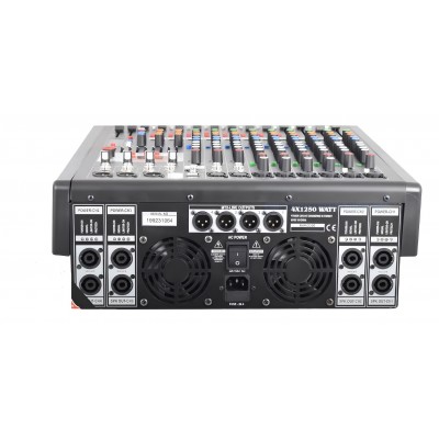 DDS DPX-PRO12 12 Kanal Power Mikser 4x1250 Watt Efektli