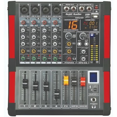 Gold Audio PRO-M104 4 Kanal Mikser 