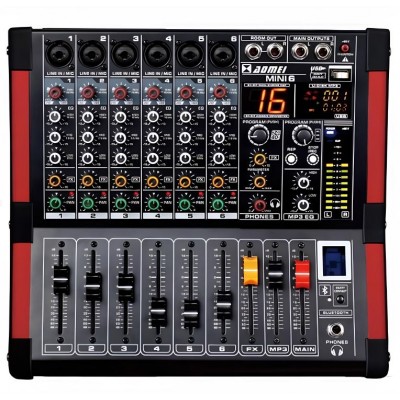 Gold Audio PRO-M106 6 Kanal Mikser 