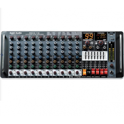 Gold Audio PRO-M112 12 Kanal Rack Tip Mikser 