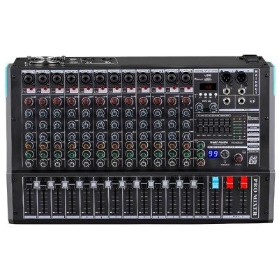 Gold Audio PRO-M912P 12 Kanal Power Mikser 2x350 Watt Efektli