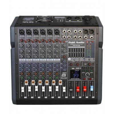 Gold Audio PRO-M1310P 10 Kanal Power Mikser 2x350 Watt Efektli