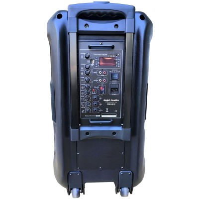 Gold Audio PRO5412 12" Taşınabilir Hoparlör 150 Watt Kablosuz Mikrofon