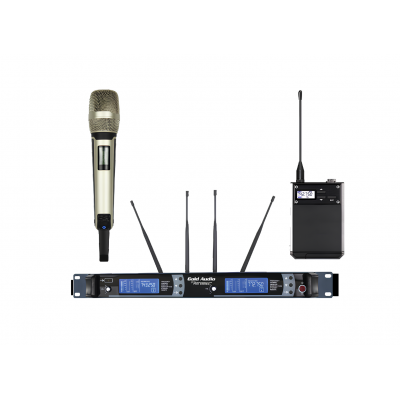 Gold Audio PRO-9300EY 2 li Kablosuz El + Yaka Mikrofonu