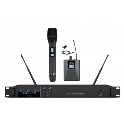 Gold Audio PRO-7002EY 2 li Kablosuz El + Yaka Mikrofonu