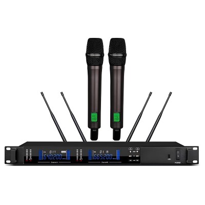 Gold Audio PRO-2402EE 2 li Kablosuz El Mikrofonu