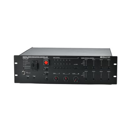 Emar DVA8-500 Acil Anons Sistemi Merkez Ünitesi 8 Zone 500 Watt EN54