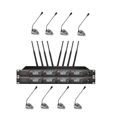 Mito UR8+URMU 8 Kanal UHF Kablosuz Konferans Sistemi