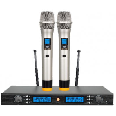 Kraftig U3102EE 2 li Kablosuz El Mikrofonu
