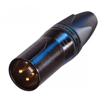 Neutrik NC3MXX-B Kablo Tip Erkek Xlr Konnektör 3 Pin Altın Kontaklı