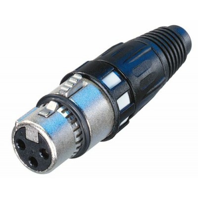 Neutrik NC3FXCC Kablo Tip Dişi Xlr Konnektör 3 Pin RF Korumalı