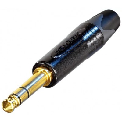 Neutrik NP3X-B Kablo Tip Stereo Çivi Konnektör Altın Kontaklı
