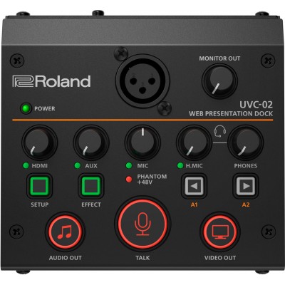 Roland UVC-02 Video Mikser Web Sunum Mikrafonu USB