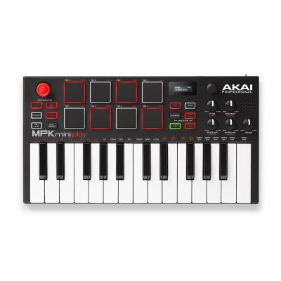 Akai MPKMINIPLAY Dahili Ses Bankalı 25 Tuş Ped Kontrol Midi Klavye 