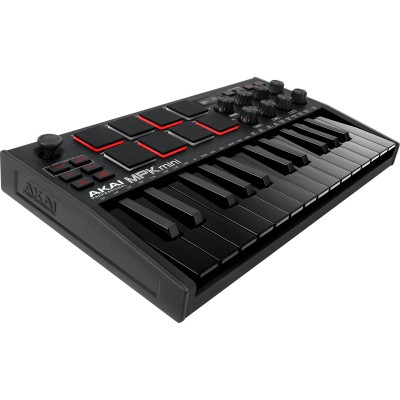 Akai MPKMINI MK3 Müzik Prodüksiyonu 25 Tuş Pad KontrolMidi Klavye (Siyah)