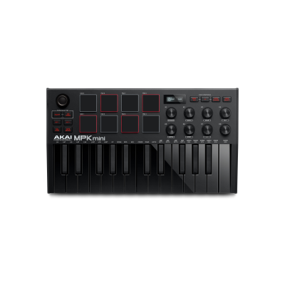 Akai MPKMINI MK3 Müzik Prodüksiyonu 25 Tuş Pad KontrolMidi Klavye (Siyah)