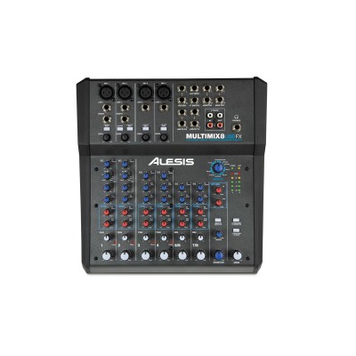 Alesis MultiMix8 FX 8 Kanal Mikser Efektli Usbli 