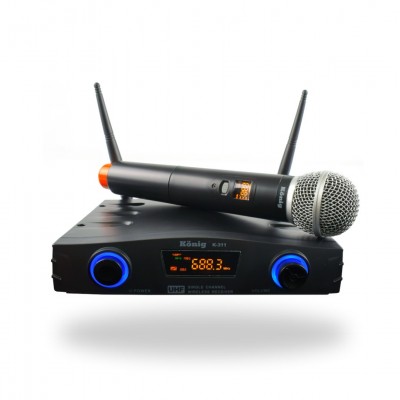 König K-311 El UHF Tek Kanal El Kablosuz Mikrofon