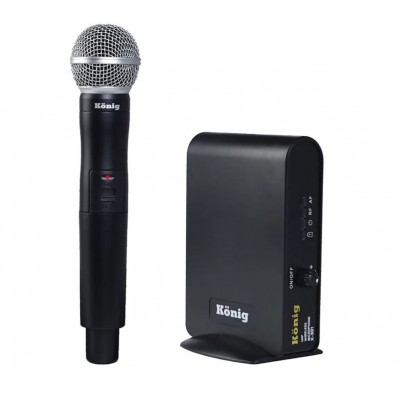 König K-301 El UHF Tek Kanal El Kablosuz Mikrofon