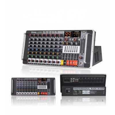 König KR-PRO8 8 Kanal Rack Tip Mikser 