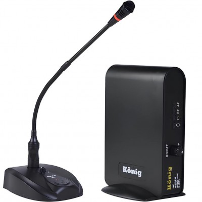 König K-301 Masa UHF Tek Kanal Kürsü Mikrofonu
