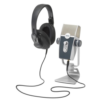 AKG Podcaster Essentials Lyra USB Mikrofon Ve K371 Kulaklıklı Set