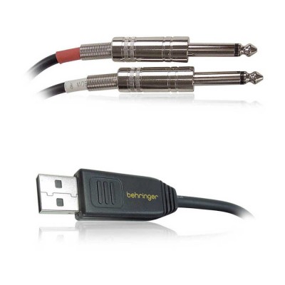 Behringer LINE 2 USB Gitar Jack Usb Line Sinyal Giriş Kablosu Çevirici