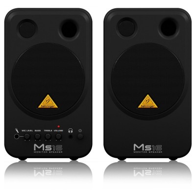 Behringer MS16 4" Aktif Stüdyo Referans Monitörü 16 Watt (Çift) (Oz)