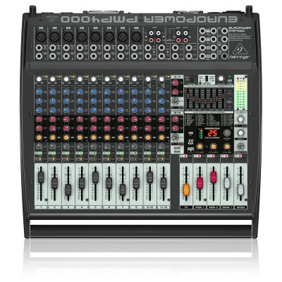 Behringer PMP4000 16 Kanal Power Mikser 2x800 Watt Efektli