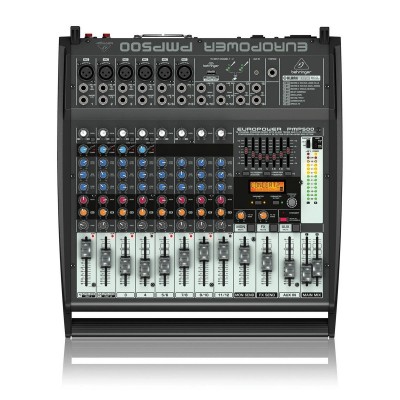 Behringer PMP500 12 Kanal Power Mikser 2x250 Watt Efektli
