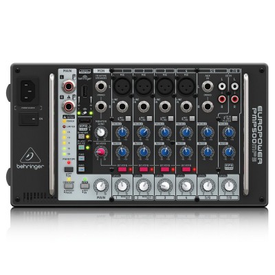 Behringer PMP500MP3 8 Kanal Power Mikser 2x250 Watt Efektli