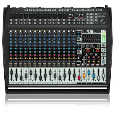 Behringer PMP6000 20 Kanal Power Mikser 2x800 Watt Efektli