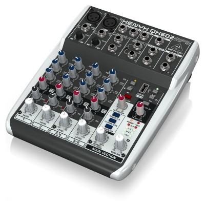Behringer QX602MP3 6 Kanal Mikser Efektli Usbli (Oz)