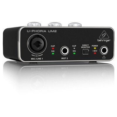 Behringer UM2 2x2 Midi USB Ses Kartı (Oz)
