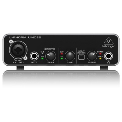 Behringer UMC22 2x2 Midi USB Ses Kartı (Oz)