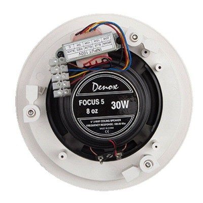 Denox Focus-5 5" 2 Yollu Tavan Hoparlörü 25 Watt/100V