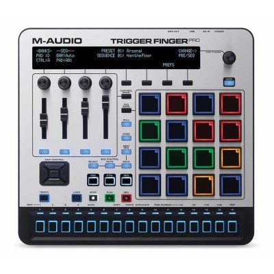 M-Audio Trigger Finger Pro Midi Kontrol ve 16 Drum Pad Kontrol ,Step sequencer