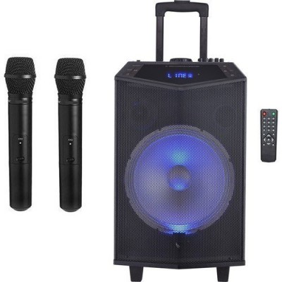 OYILITY DK-12 12" Taşınabilir Hoparlör 300 Watt Kablosuz Mikrofon