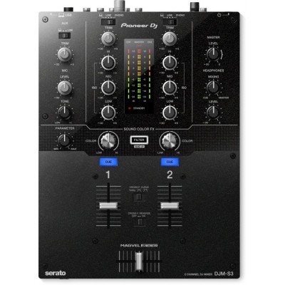 Pioneer DJM-S3  2 Kanal Dj Mixer