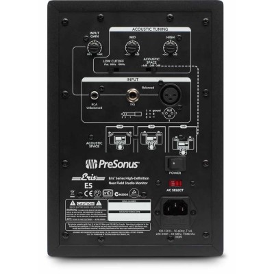 PRESONUS ERIS E5 5.25" Aktif Stüdyo Referans Monitörü  80 Watt (Çift)
