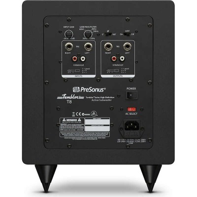 PRESONUS TEMBLOR T8 8" Aktif Stüdyo Referans Subwoofer Monitörü 200 Watt 