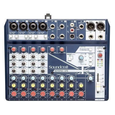 Soundcraft Notepad 12Fx 12 Kanal Mikser Efektli