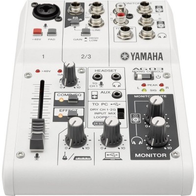 Yamaha AG-03 3 Kanal Mikser Efektli